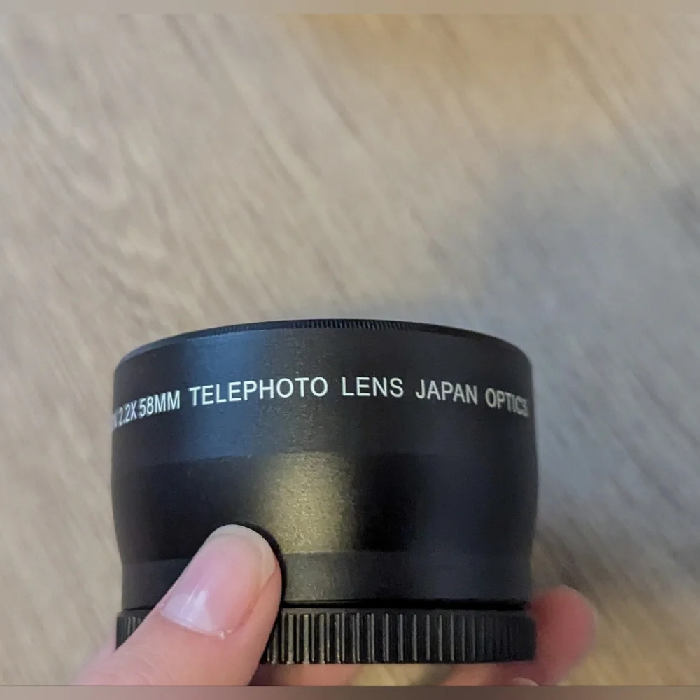 Deco Gear High Definition 58MM AF Telephoto 2.2x & Macro .43x Lens Set Brand New